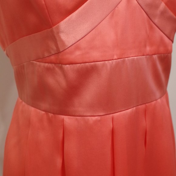 Laundry by Shelli Segal Coral Strapless Cocktail Dress- Sz. 12 - Picture 6 of 11